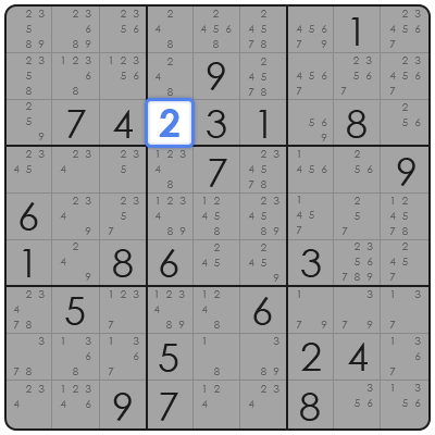 what is candidate mode in sudoku